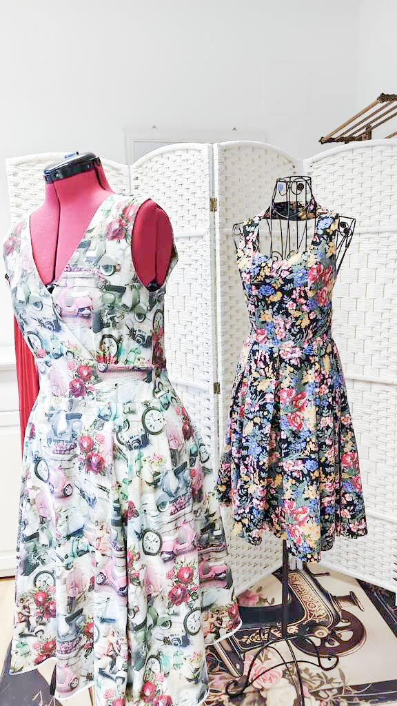 Sommerkleid massanfertigung schneiderei egger